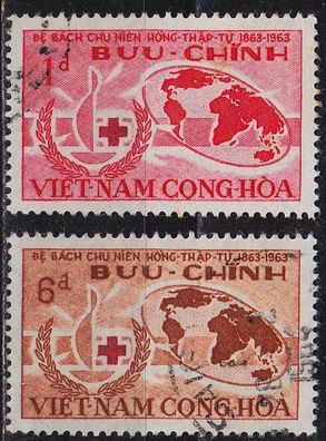 Vietnam SÜD SOUTH [1963] MiNr 0296 ex ( O/ used ) [01] Rotes Kreuz