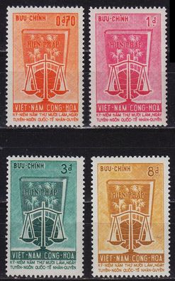 Vietnam SÜD SOUTH [1963] MiNr 0300-03 ( * */ mnh )