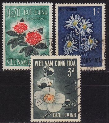 Vietnam SÜD SOUTH [1965] MiNr 0338 ex ( O/ used ) [01] Blumen