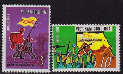 Vietnam SÜD SOUTH [1973] MiNr 0523-24 ( * */ mnh )