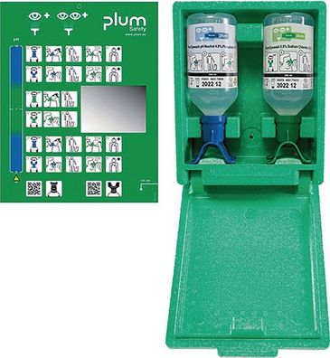 PLUM SAFETY APS
Augennotfallstation DUO 1x0,5l pH Neutral DUO,1x0,
