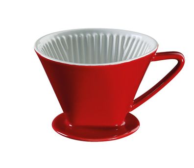 Cilio Kaffeefilter Amarena Gr. 4 Keramik Kaffeebereiter Handfilter Keramikfilter