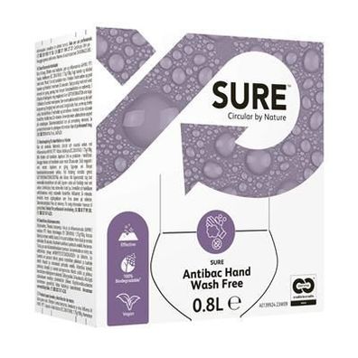 SURE Antibac HandWashFree, 800ml Flasche BAuA-Reg-Nr.: N-18189