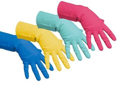 Latex Handschuhe, Multipurpose, blau, Gr. M, 1 Paar