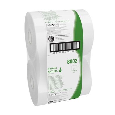 Jumborolle Toilettenpapier, 1lg, 6x525m natur