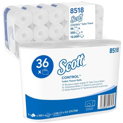 Scott Premier Toilettenpapier, 3lg, 6x350 Blatt, 36 Ro/ Krt.