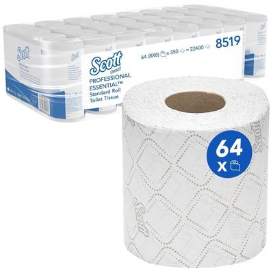 Scott Toilettenpapier, 2lg, 8x8x350 Blatt