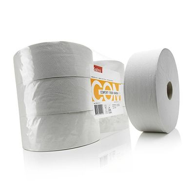 Toilettenpapier Satino Recycling, Jumborollen, 1lg, 8,9x37cm, 600m, weiß, Recycl