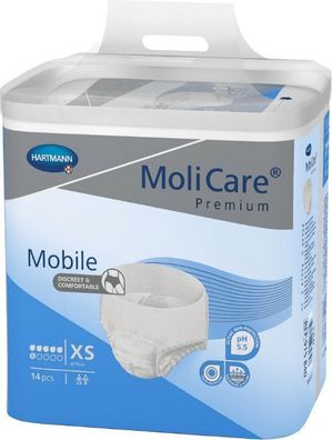 MoliCare Premium Mobile, 6 Tropfen, Gr. XS, 14 St/ Btl.