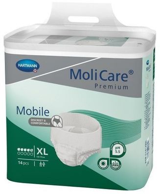 MoliCare Premium Mobile, 5 Tropfen, Gr. XL, 4x14 St/ Krt.