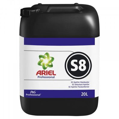 Professional Ariel S8, Oxy-Bleiche, 20L Kanister BAuA-Reg-Nr.: N-63996