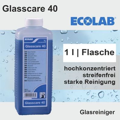Glasscare 40, 1L Flasche