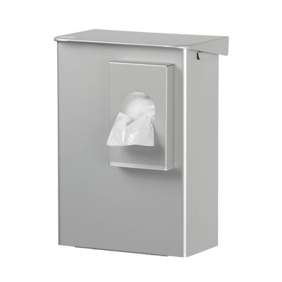 ingo-man Hygiene-Abfallbox, 6L mit Hygienebeutelspender, Aluminium