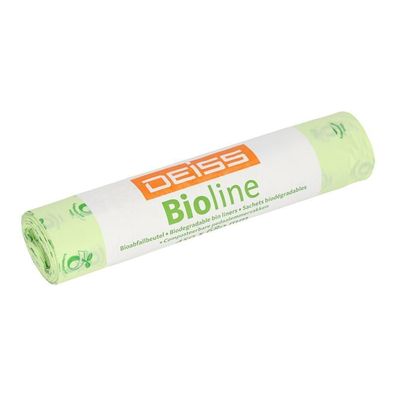 Bioline-Bioabfallbeutel, 30L, natur, 450x680mm, 23my, 10 St/ Ro.