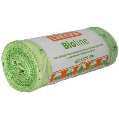 Bioline-Bioabfallbeutel, 20L, natur, 430x500x0,02mm, 20my, 50 St/ Ro.