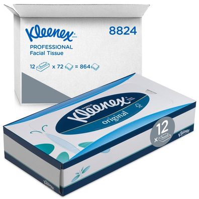 Kosmetiktücher Kleenex Standard, 20x20,3lg,12x72 Tü.