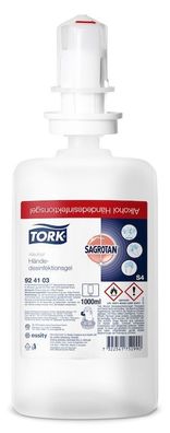 Sagrotan Tork Alkohol Händedesinfektionsgel, 1L Flasche BauAReg-Nr.: N-108009