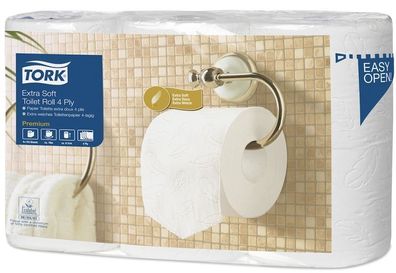 Tork Premium Toilettenpapier 4lg, hochw. 150 Bl., 7x6 Ro/ Pk.