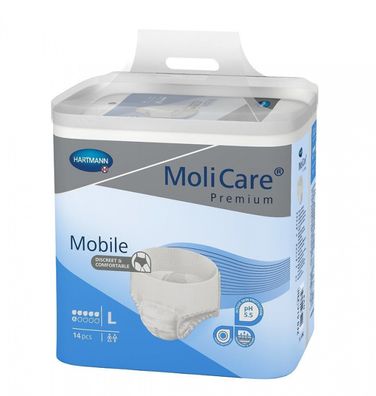 MoliCare Premium Mobile, 6 Tropfen, Gr. L, 14 St/ Btl.