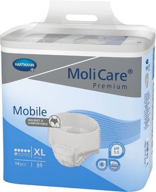 MoliCare Premium Mobile, 6 Tropfen, Gr. XL, 4x14 St/ Krt.