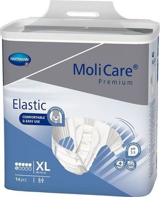 MoliCare Premium Elastic, 6 Tropfen, Gr. XL, 14 St/ Btl.