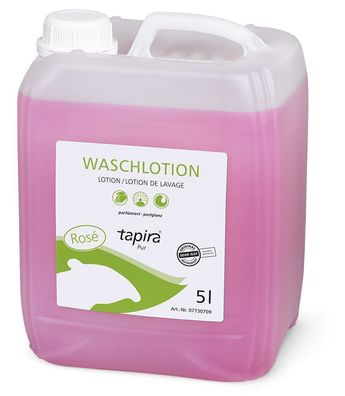 TAPIRA Pur Waschlotion rosé, parfümiert, perlglanz, 5L Kanister