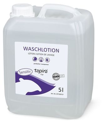TAPIRA Top Waschlotion sensitiv, parfümfrei, transparent, 5L Kanister