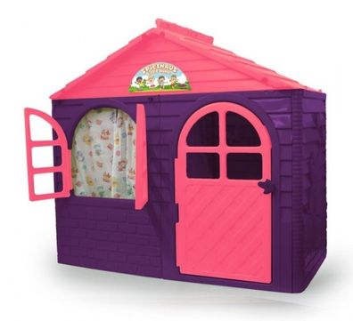 Spielhaus Little Home130 X 78 cm Lila/ Rosa