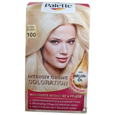 Poly Palette Ultra Blond 100 Haarfarbe mit Argan Öl Intensiv-Creme-Coloration