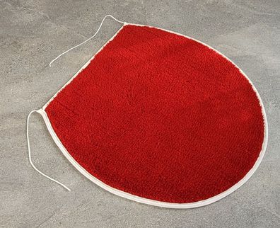 Spirella Balance Rot WC Bezug / Deckelbezug 47x50 cm. Florhöhe: 10mm