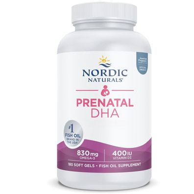Nordic Naturals, Prenatal DHA, 830 mg Omega-3 plus 400 IU D3, geschmacksneutral, ...