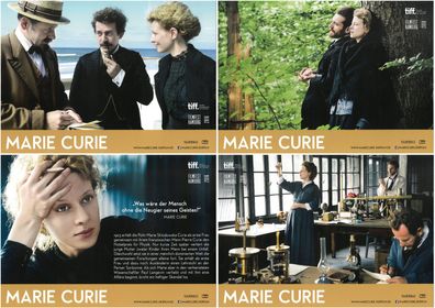 Marie Curie - 4 Original Kino-Aushangfotos - Carolina Gruszka - Filmposter