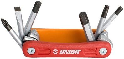 Unior Multitool EURO6, red/ orange/ silver, made in Europe