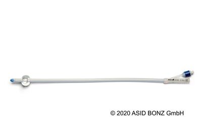 UROSID Basic Silikon Ballonkatheter, Typ: Nelaton, zweilumig, 40cm - Ab CH 12