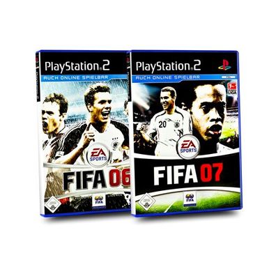 PlayStation 2 FIFA Spiele Bundle : FIFA 06 + FIFA 07 - PS2 - 2 Spiele