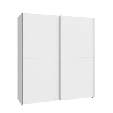 Kleiderschrank SCHACH/ MATT mit Schiebetüren Weiß ca. 171 x 191 x 62 cm