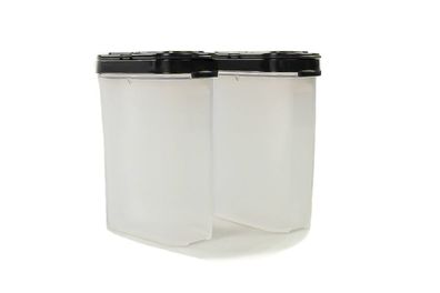 Tupperware Gewürz-Riese 270 ml (2) schwarz Gewürz Behälter Gewürzbehälter groß