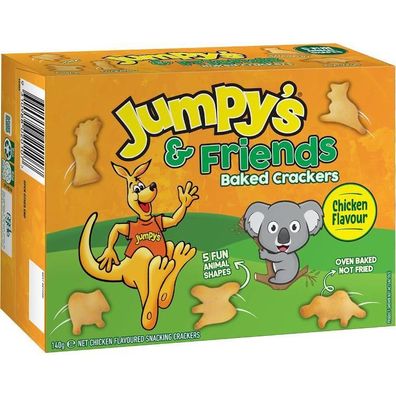 Jumpys Baked Crackers Chicken Flavour [MHD: 03.02.2024] 140 g