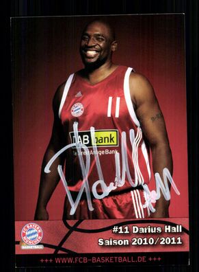 Darius Hall Baskettball Bayern München 2010-11 Original Signiert + A 231337