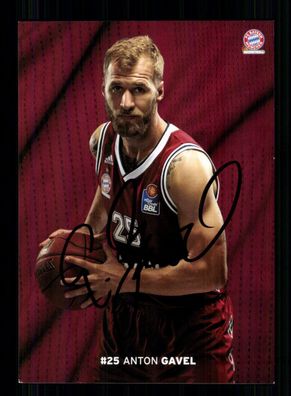 Anton Gavel Baskettball Bayern München Original Signiert + A 231327