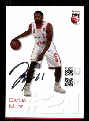 Darius Miller Brose Bamberg Autogrammkarte Original Signiert + A 231369