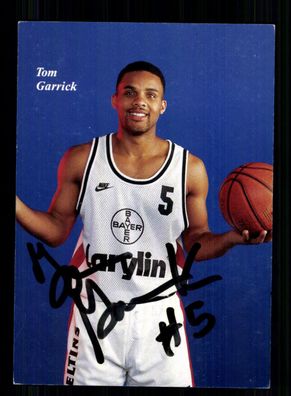 Tom Garrick Gigants Bayer Leverkusen Autogrammkarte Original Sign. + A 231323