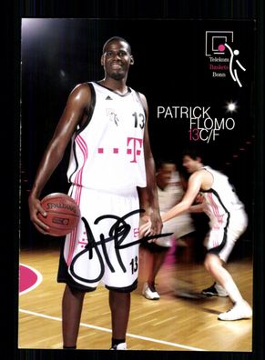 Patrick Flomo Telekom Baskettball Bonn 2010-11 Original Signiert + A 231345