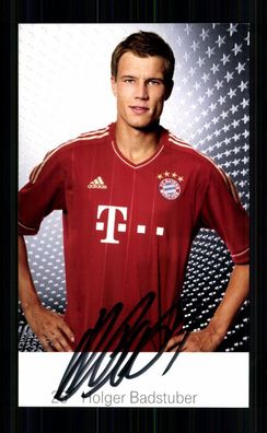 Holger Badstuber Autogrammkarte Bayern München 2011-12 Original Signiert + 2