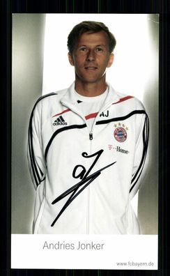 Andries Jonker Autogrammkarte Bayern München 2009-10 2. Karte Original Signiert