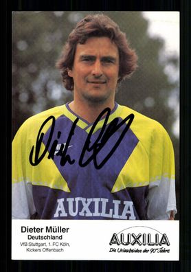 Dieter Müller Auxilla Autogrammkarte 1 FC Köln Original Signiert + G 40077