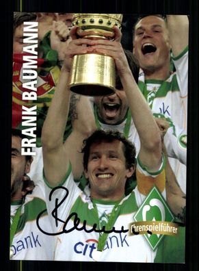 Frank Baumann Autogrammkarte Werder Bremen Original Signiert + A 230637