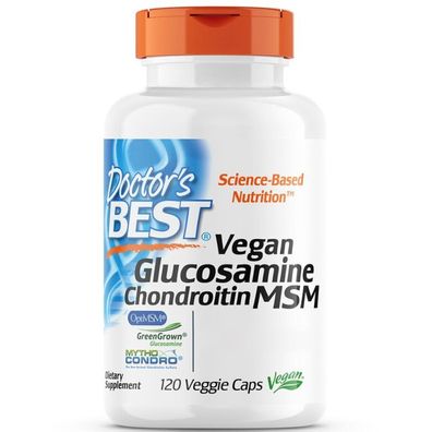 Doctor's Best, Vegan Glucosamine / Chondroitin / MSM, 120 Veg. Kapseln