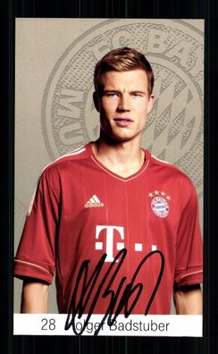Holger Badstuber Autogrammkarte Bayern München 2012-13 Original Signiert + 2