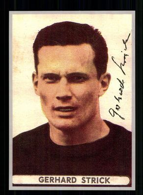 Gerhard Strick Autogrammkarte 1 FC Nürnberg Spieler 60er Jahre Original Signiert